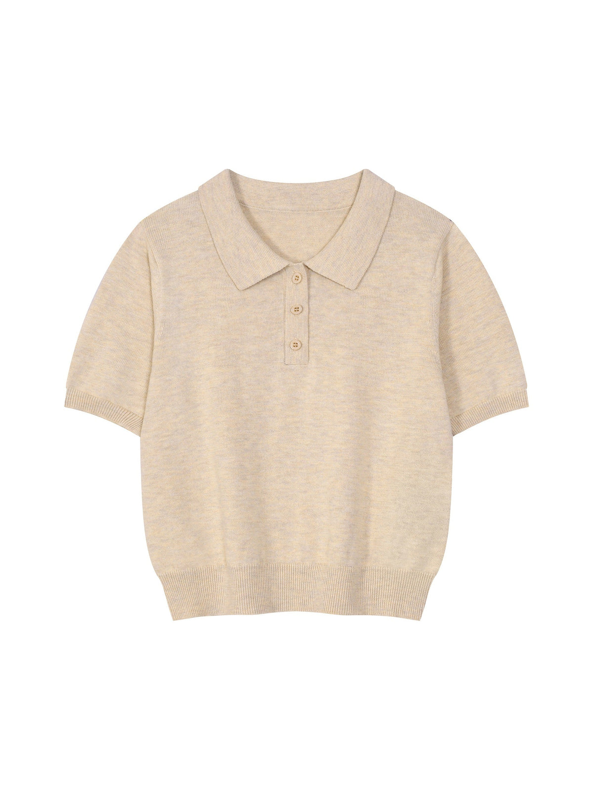 Women’s Knit Cotton Polo Shirt