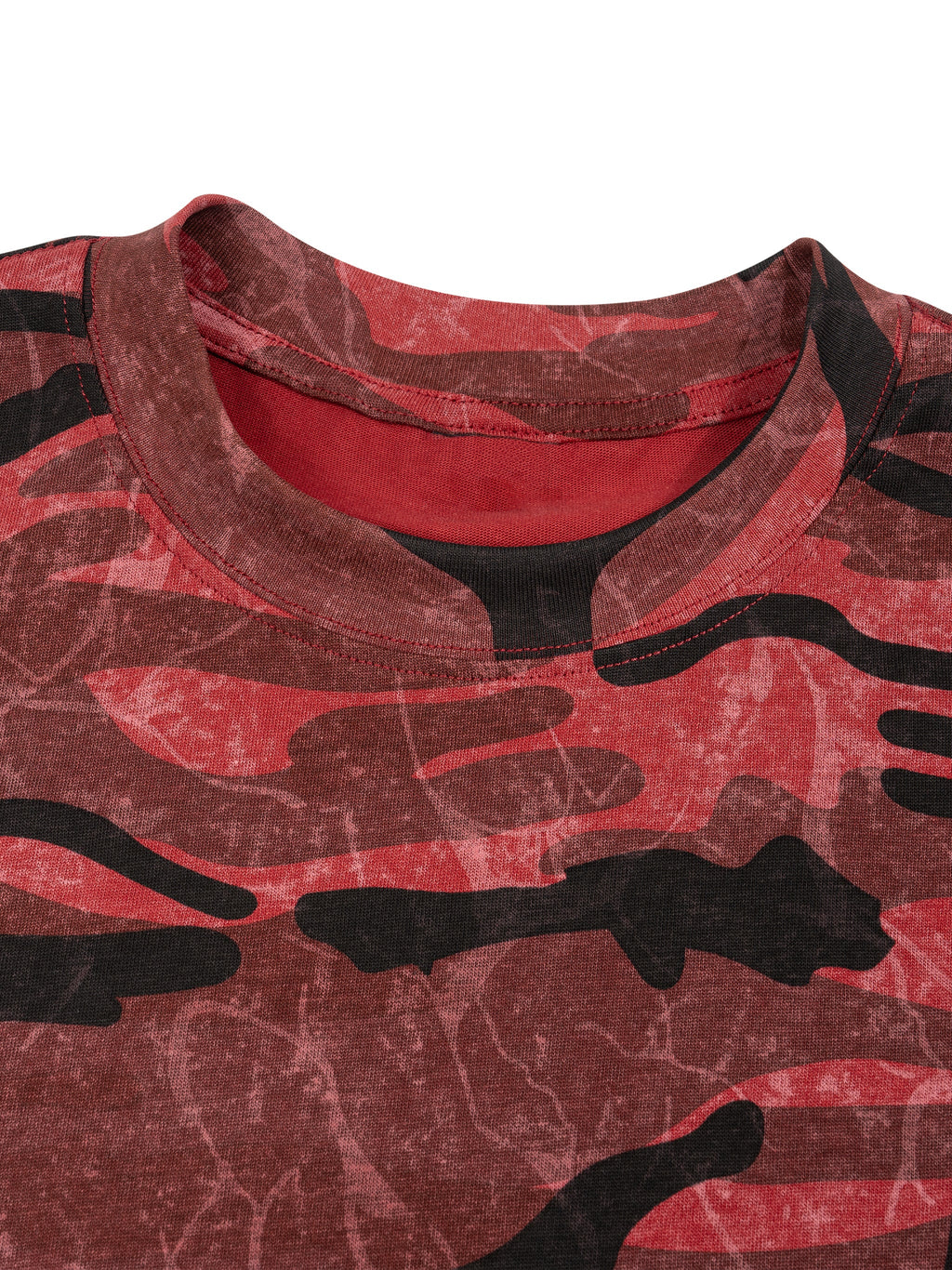 Unisex Boxy Camo Print T-Shirt