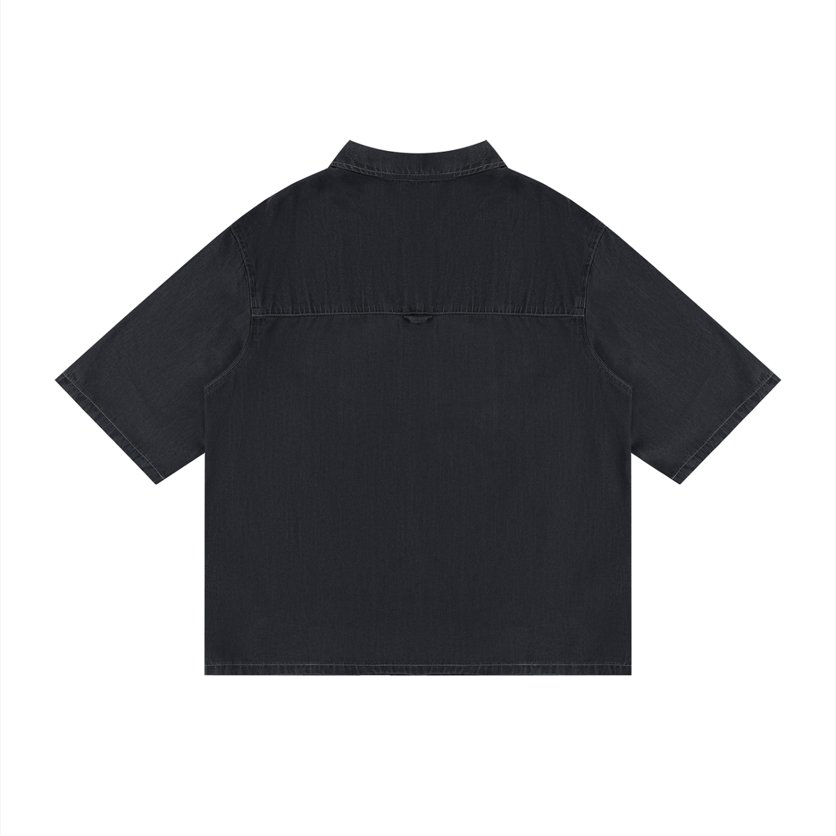 Unisex Vintage Wash Drop Shoulder Lyocell Shirt