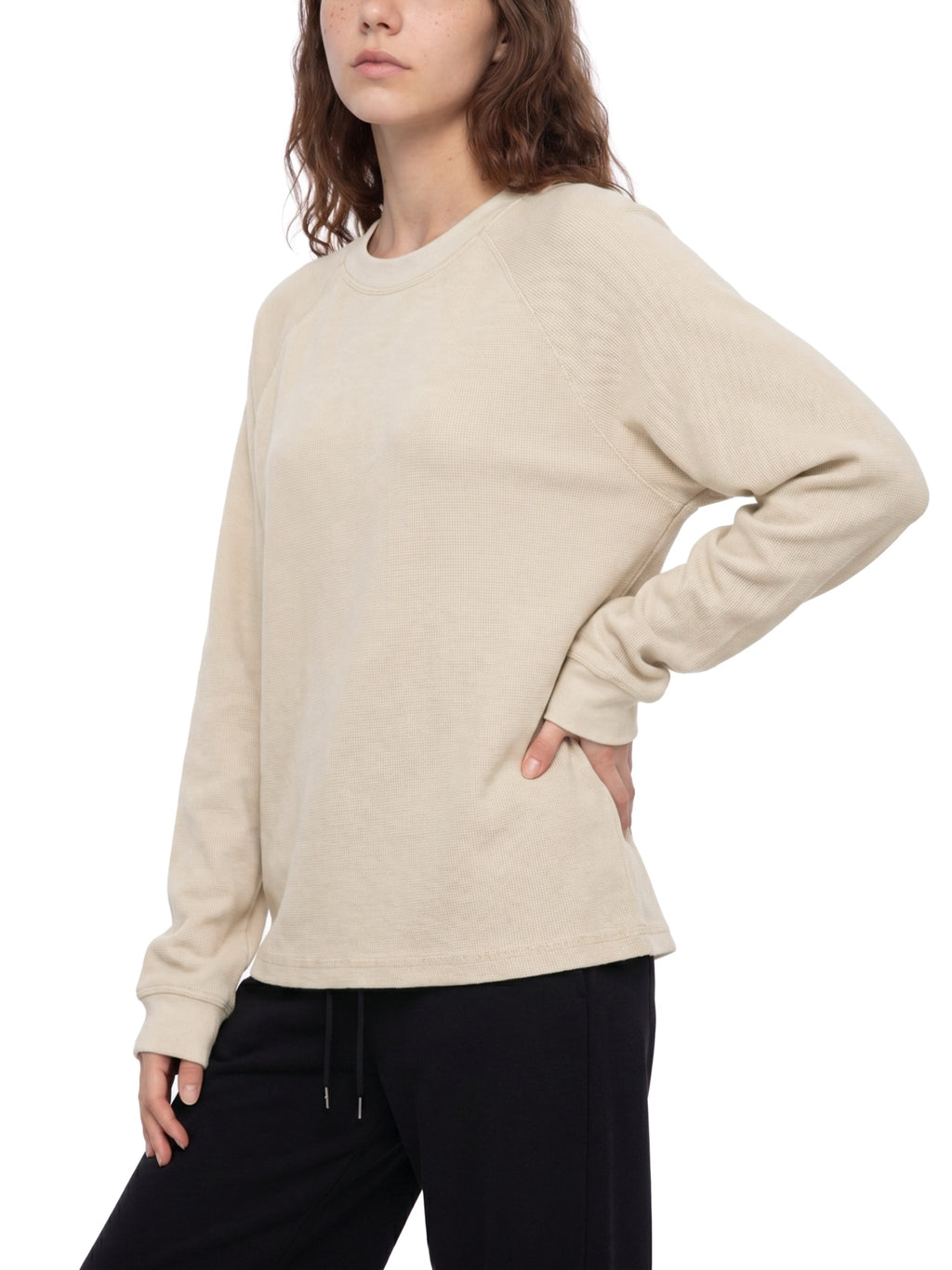 Unisex Vintage Wash Boxy Waffle T-Shirt