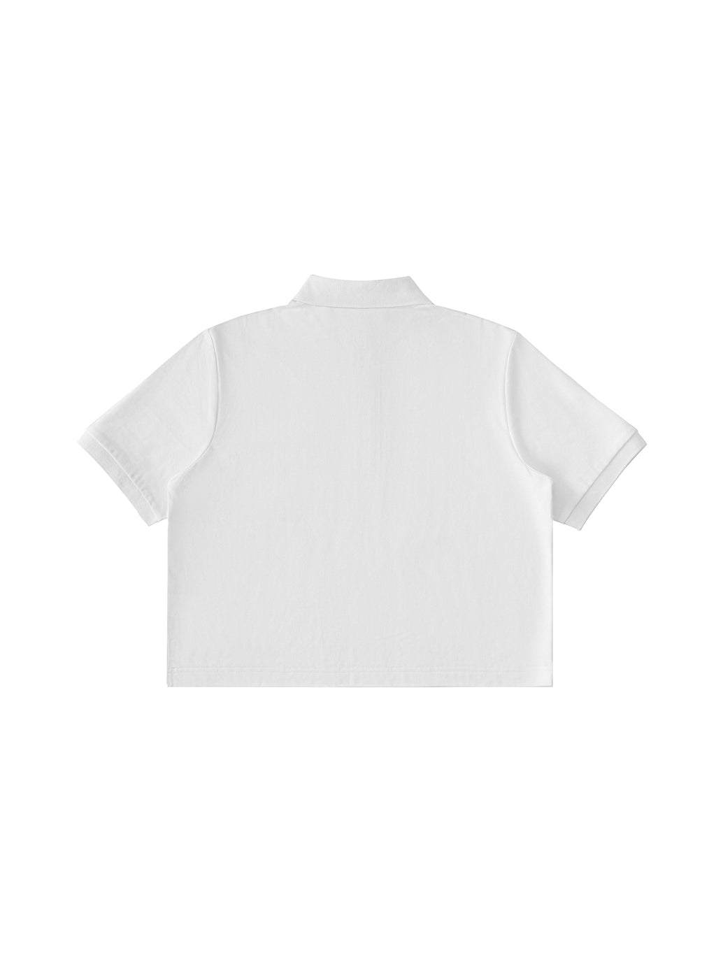 Essential Cropped Polo Shirt