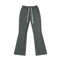 Unisex Flared Sweatpants – Grey front view