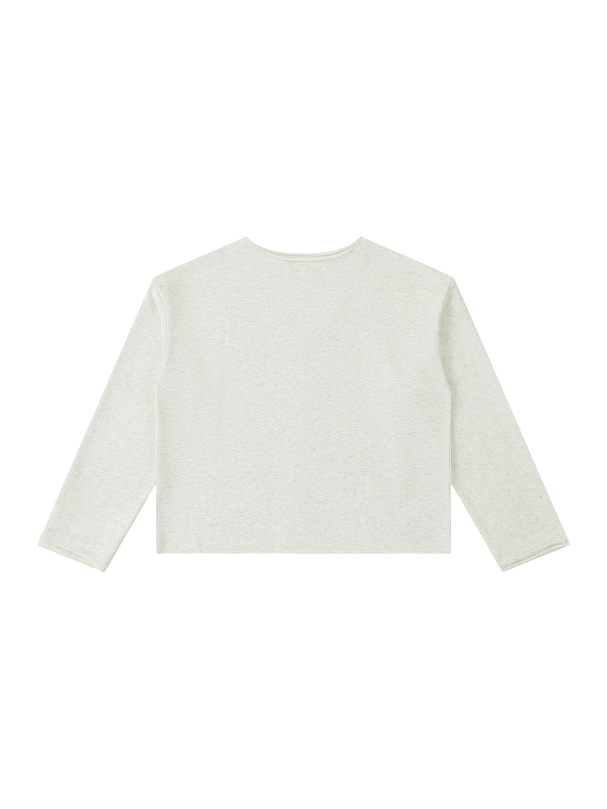 Women's Raw Hem Long Sleeve T-Shirt