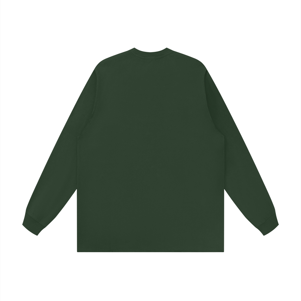 Unisex Raw Hem Long Sleeve T-Shirt