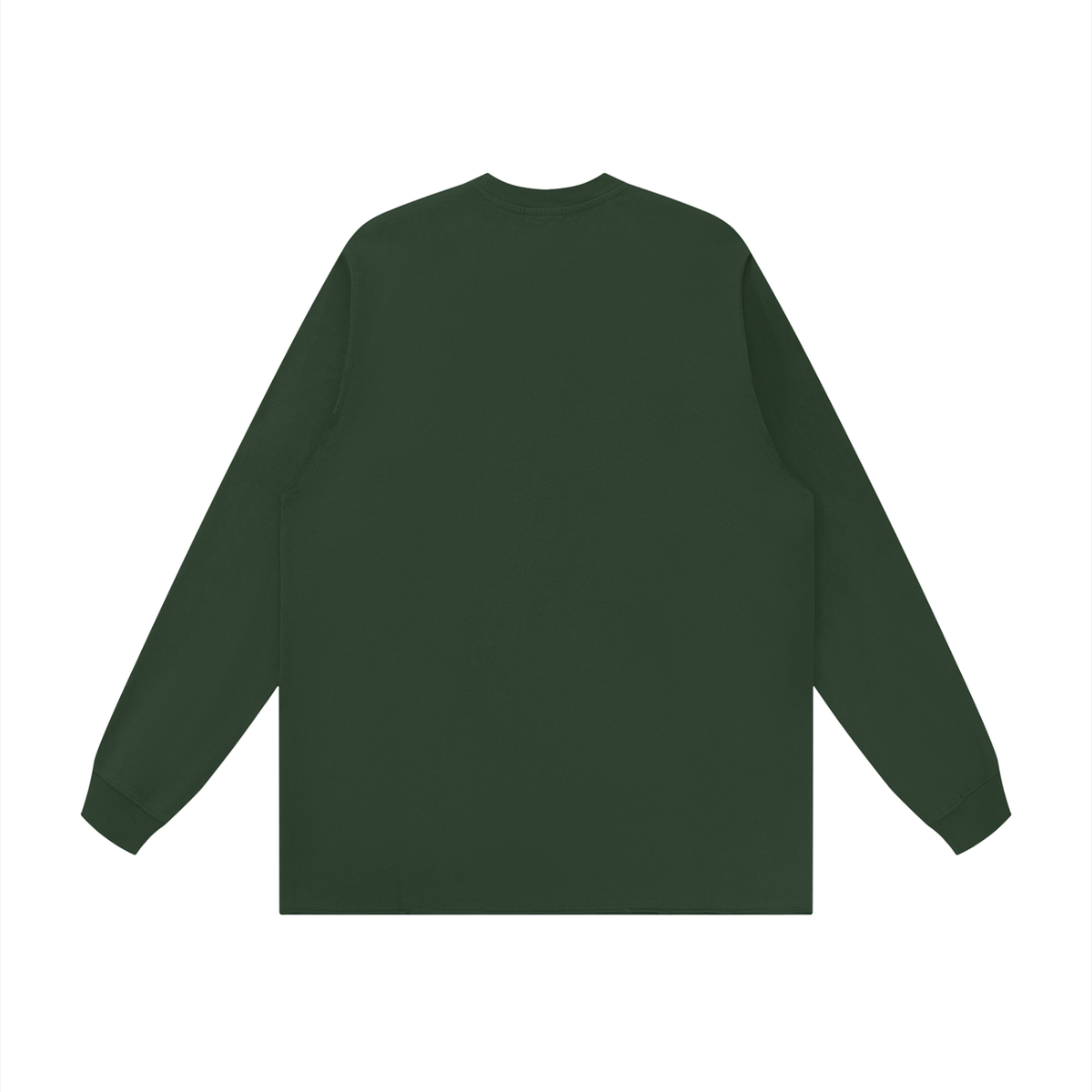 Unisex Raw Hem Long Sleeve T-Shirt