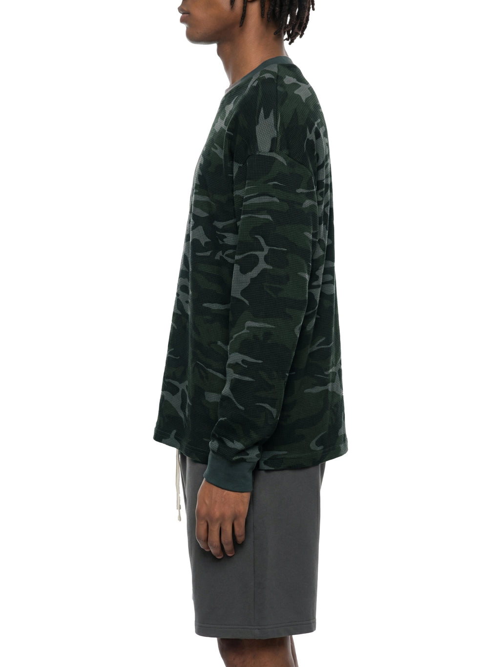 Unisex Waffle Boxy Long Sleeve T-Shirt