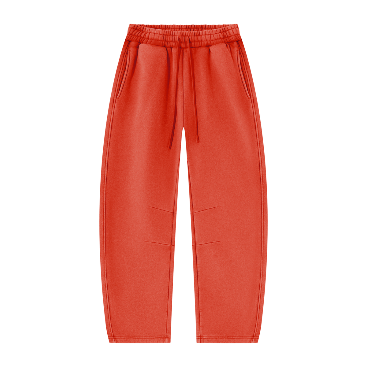 Unisex Vintage Wash Barrel-Leg Fleece Sweatpants V3