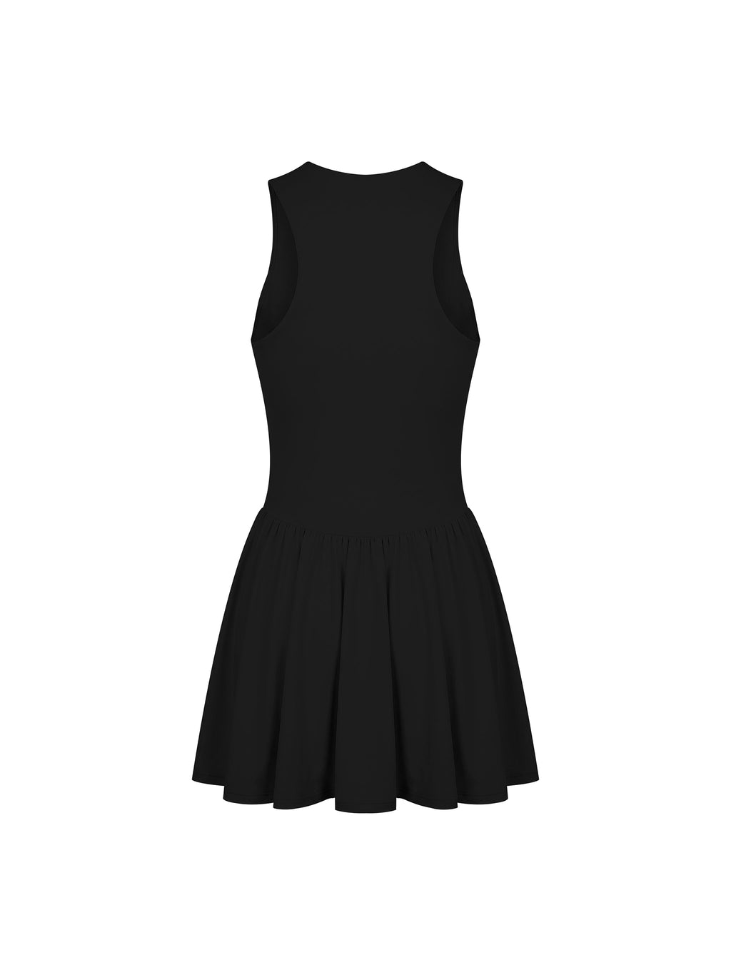 Women’s Ruched Sleeveless Full-Zip Dress