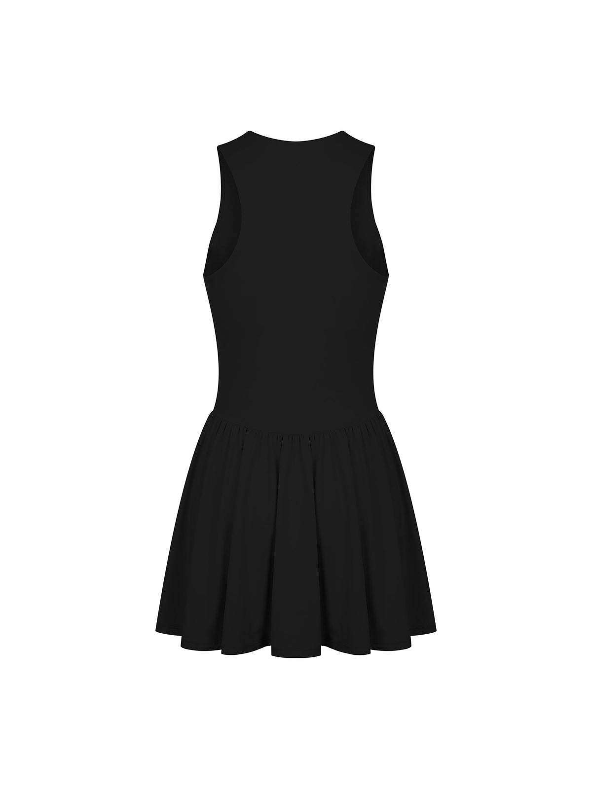 Women’s Ruched Sleeveless Full-Zip Dress