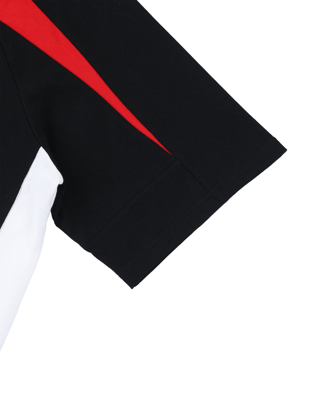 Unisex Oversized Color Block V-Neck T-Shirt