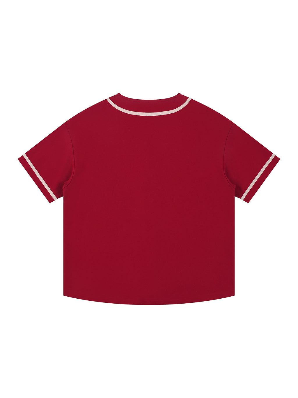 Unisex Contrast Piped Button-Up Jersey gallery view