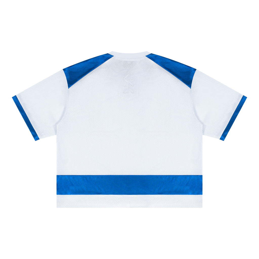 Unisex Raglan Sleeve Mesh Boxy T-Shirt
