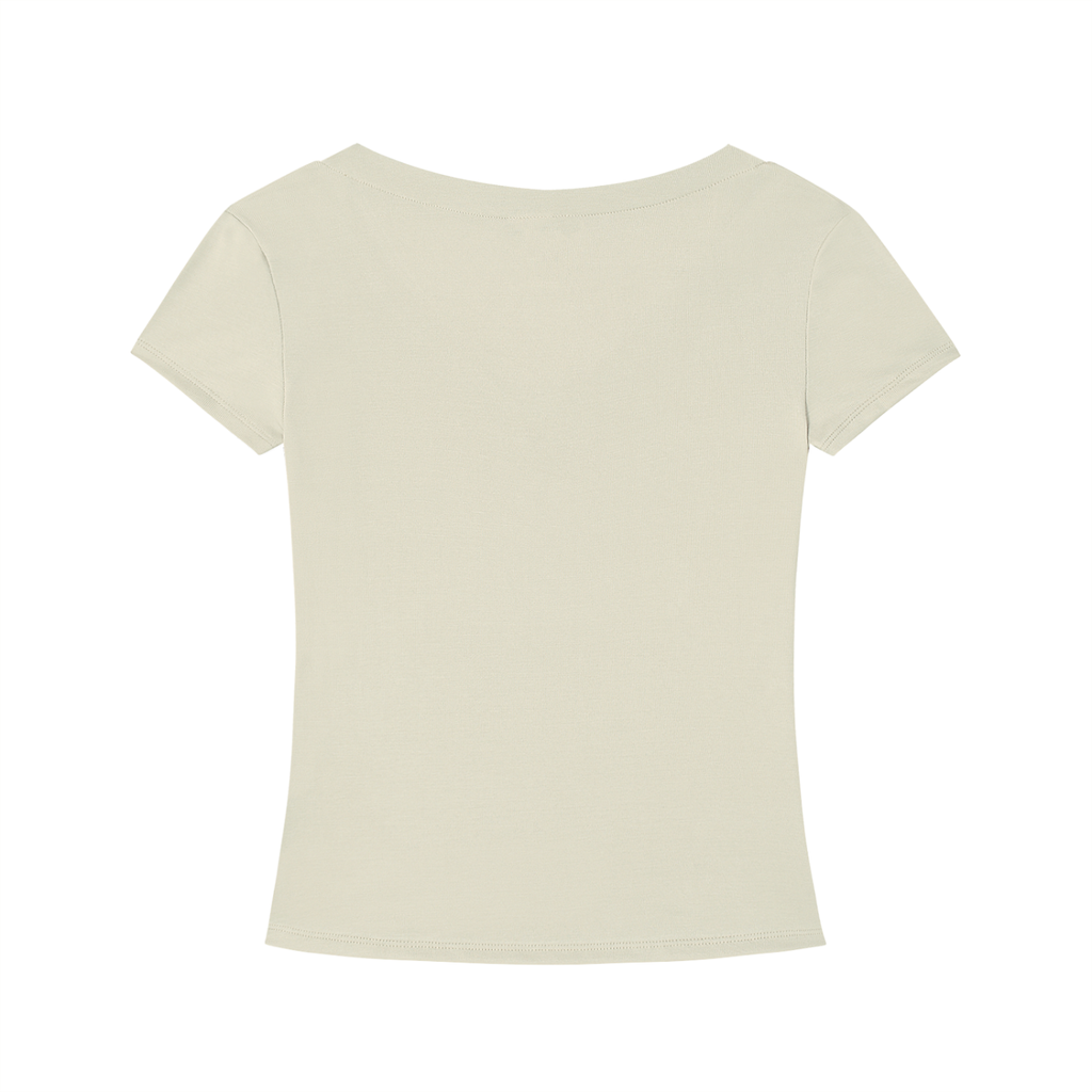 Women’s Tencel Slim Fit V-Neck T-Shirt