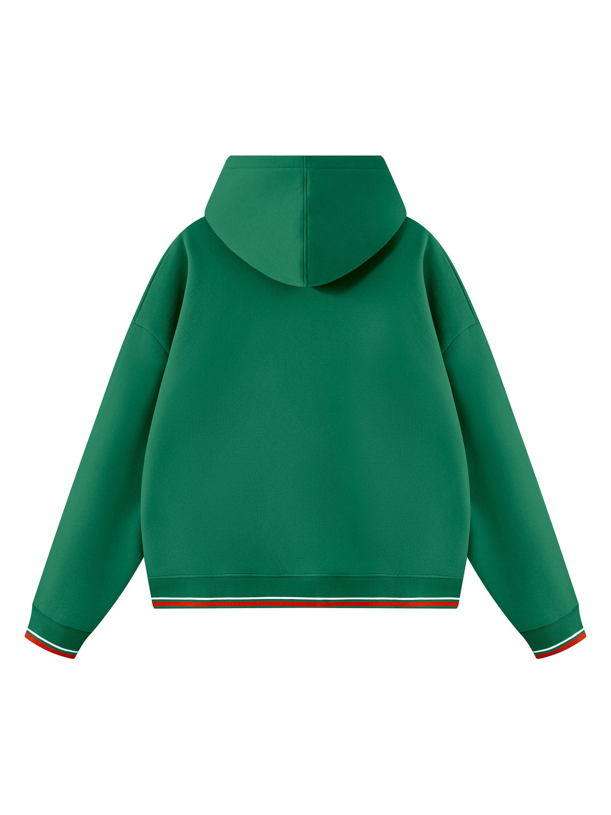 Unisex Oversized Color Block Fleece Hoodie