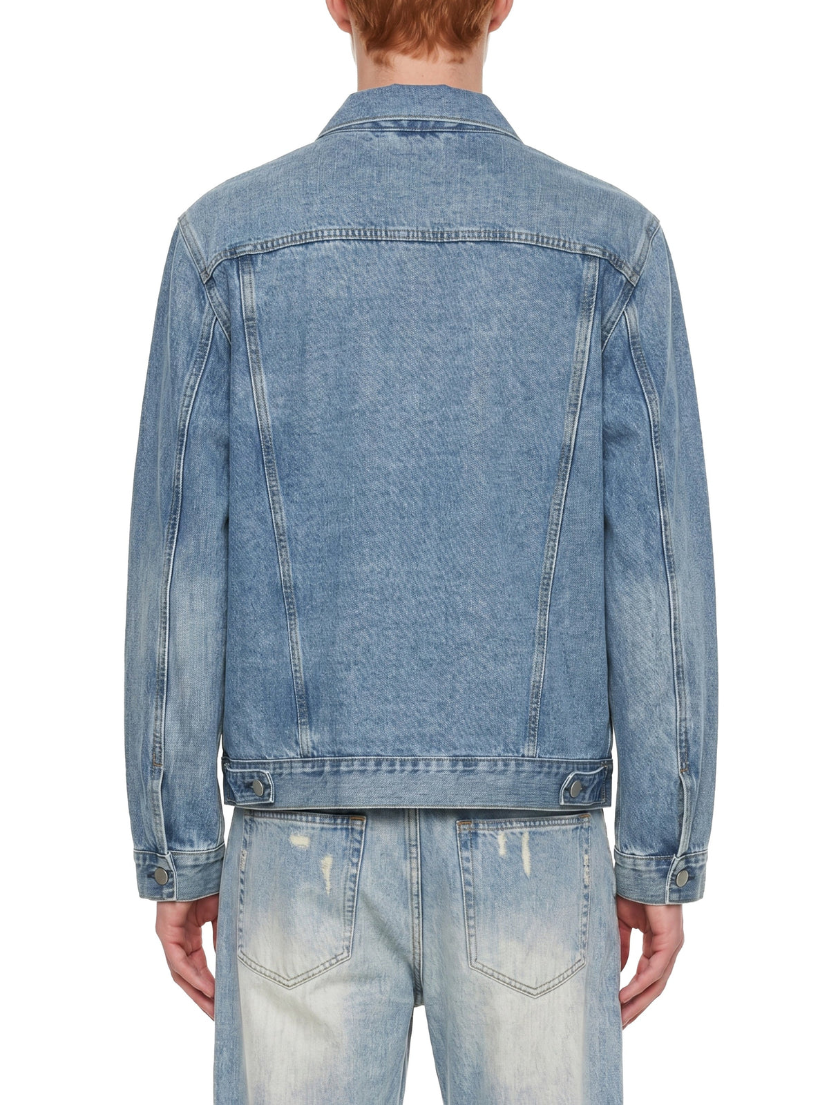 Unisex Vintage Wash Denim Jacket