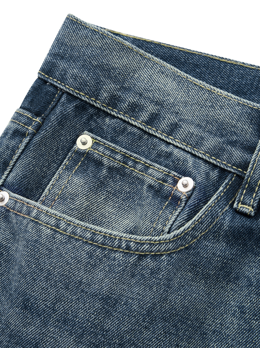 Men's Vintage Wash Denim Jeans
