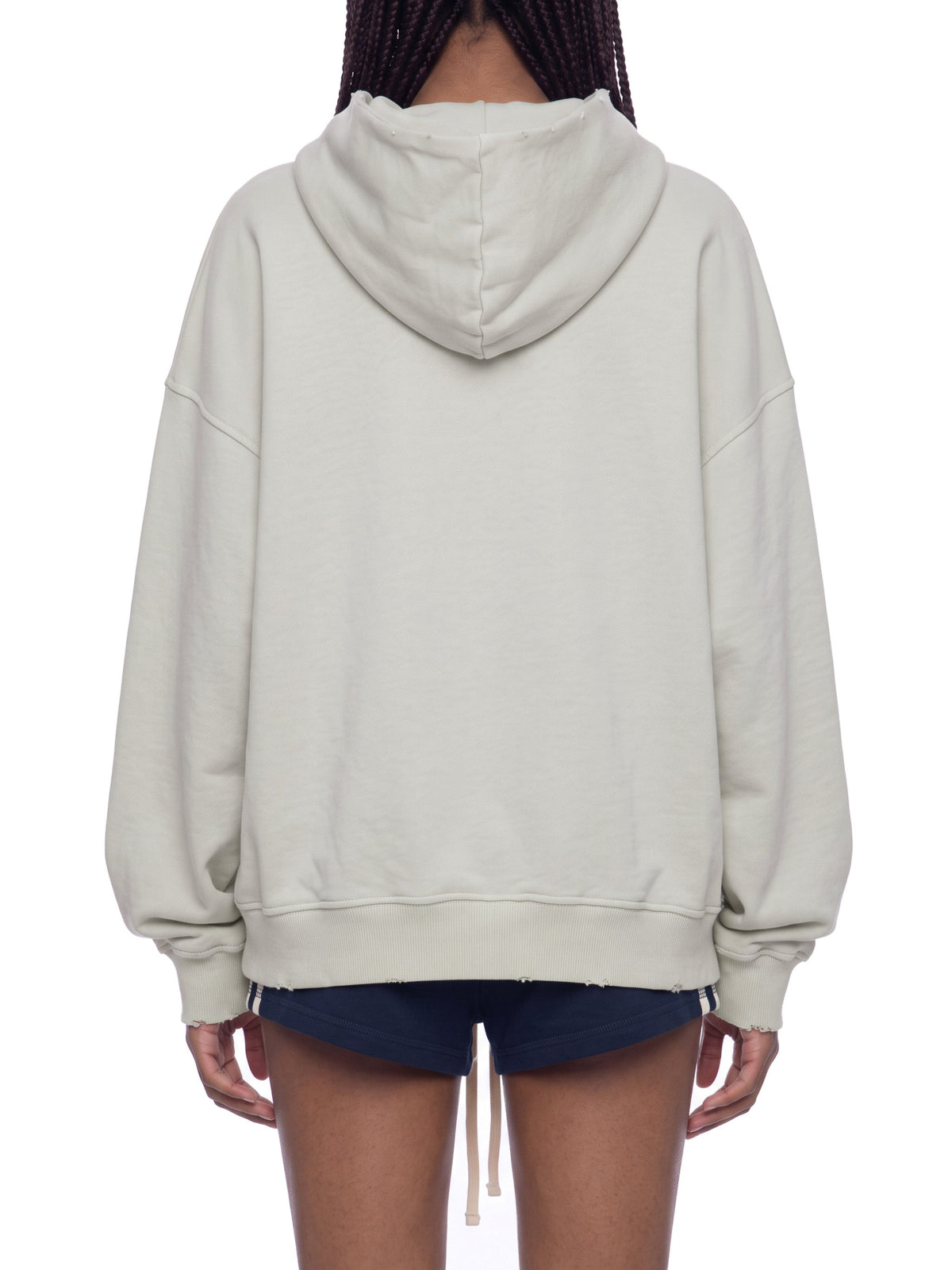 Unisex Mineral Wash Distressed Hoodie