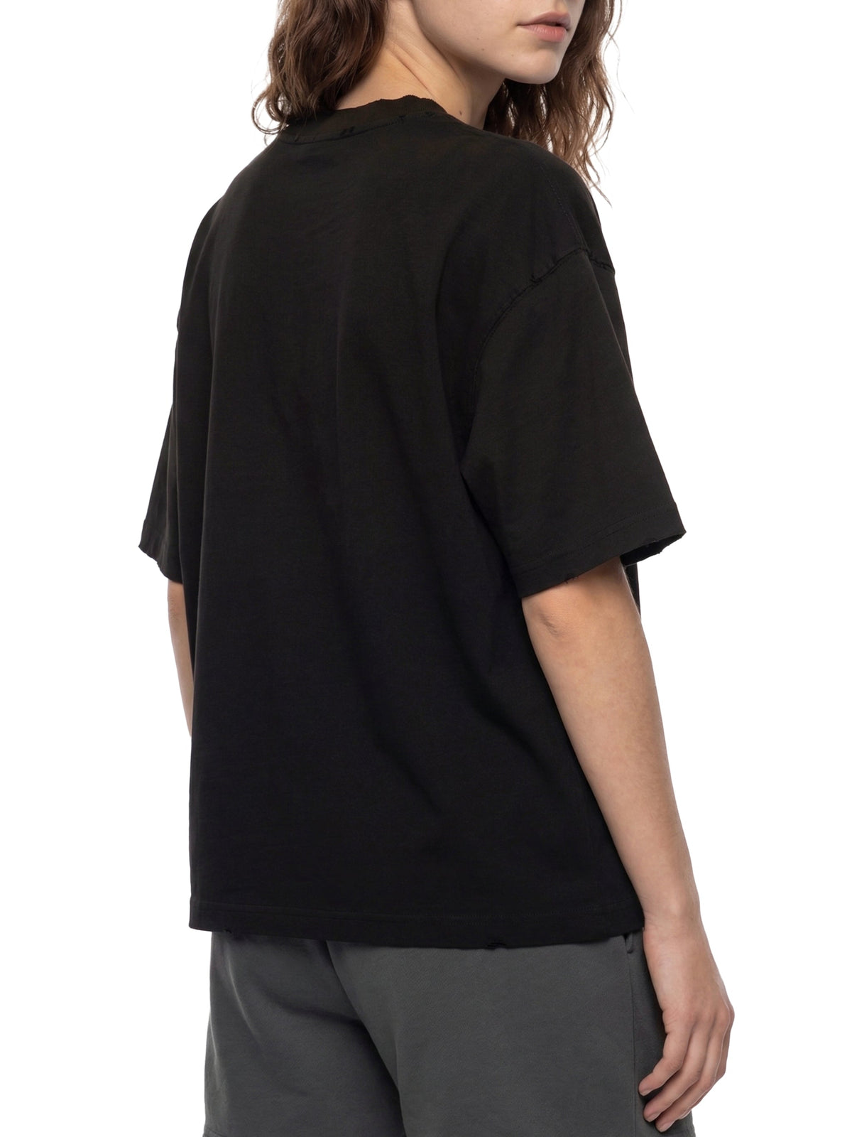Unisex Sun Fade Distressed Boxy T-Shirt