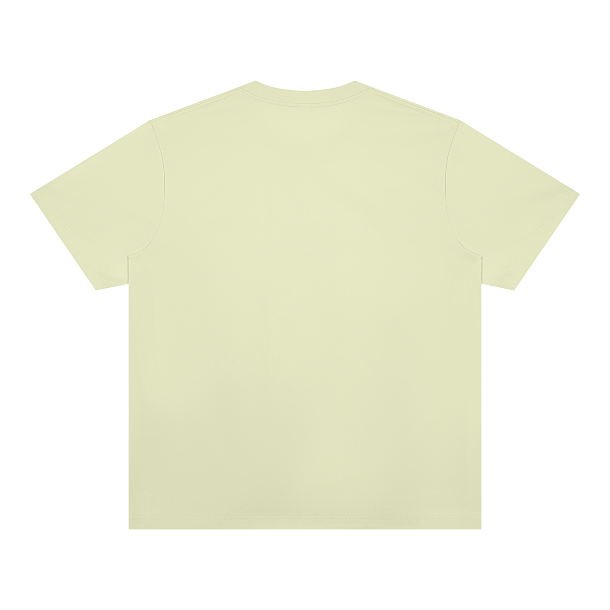Bean Green Unisex Heavyweight Sorona T-Shirt back product view