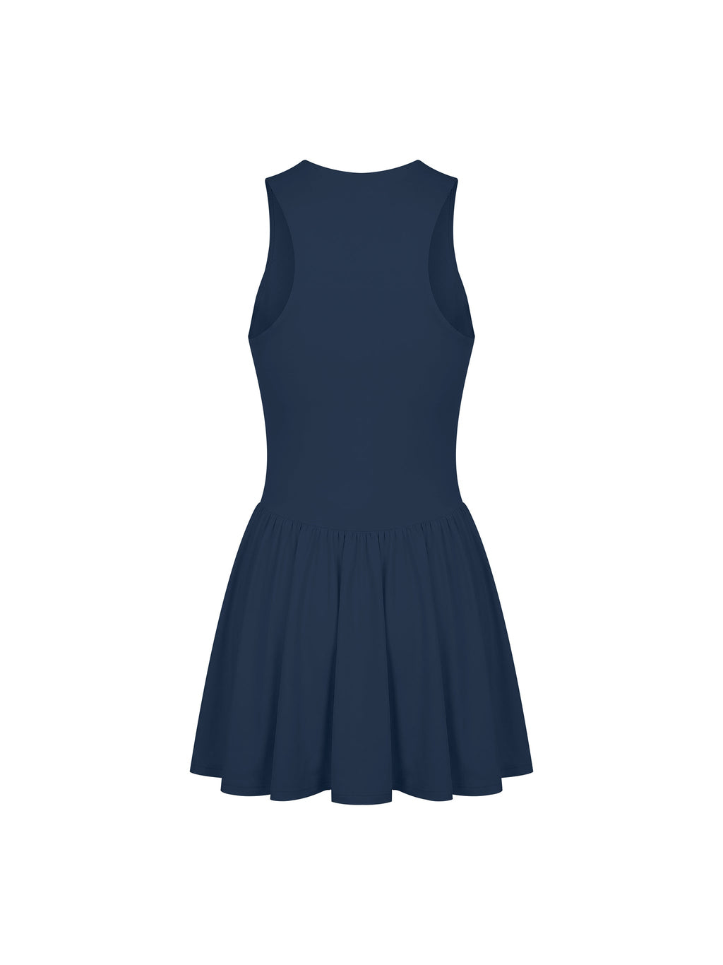 Women’s Ruched Sleeveless Full-Zip Dress