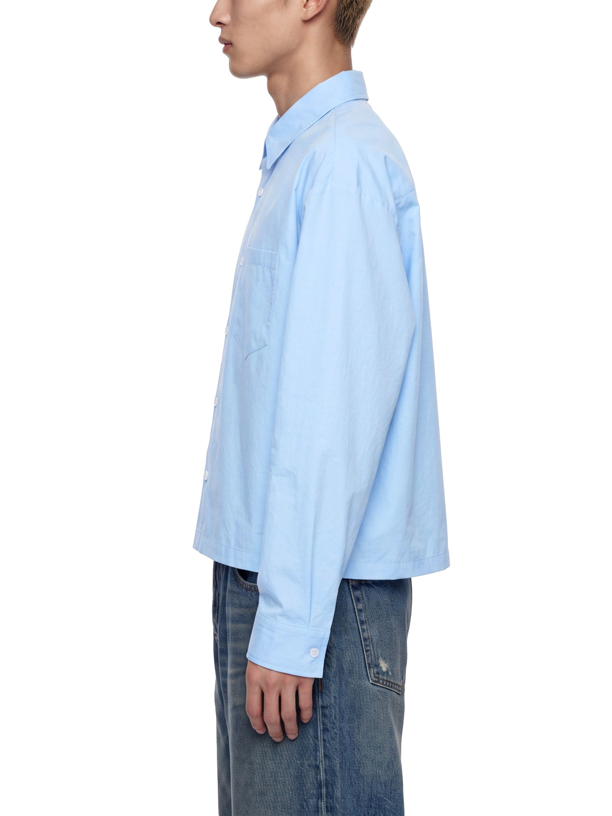 Unisex Boxy Long Sleeve Shirt