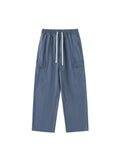 Men’s Drawstring Waist Straight-Leg Cargo Pants