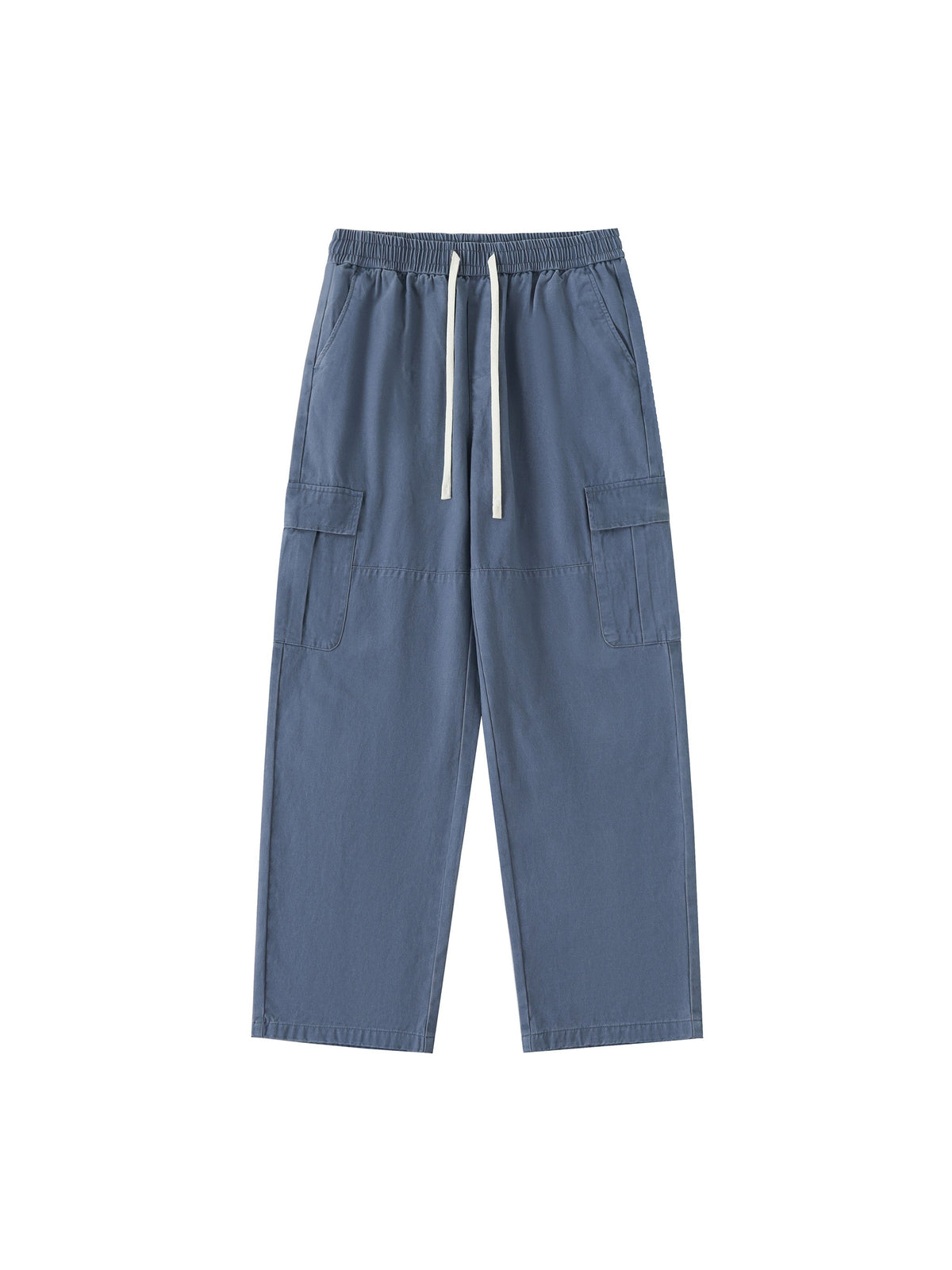 Men’s Drawstring Waist Straight-Leg Cargo Pants