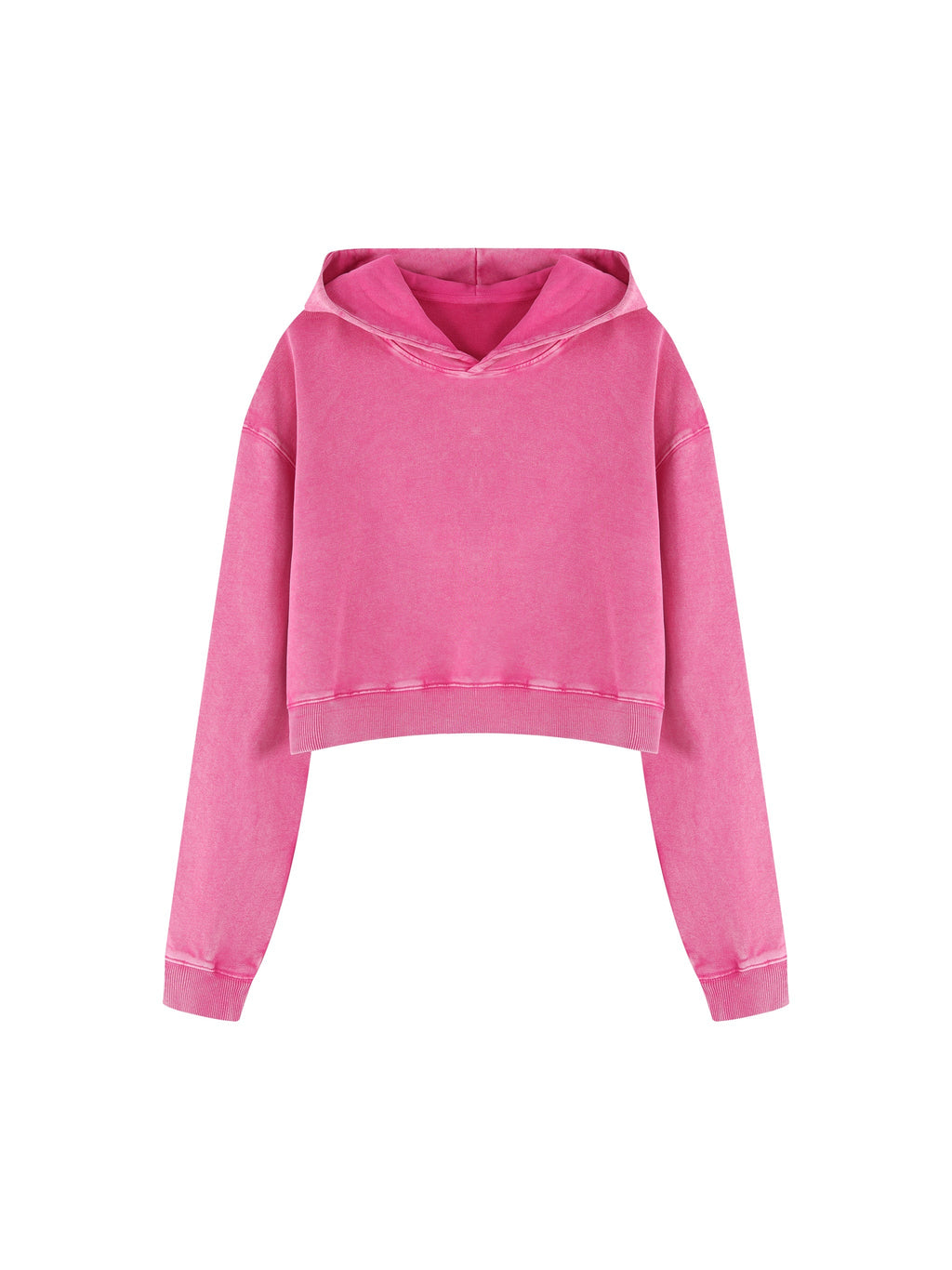 Women’s Mineral Washed Crop Hoodie