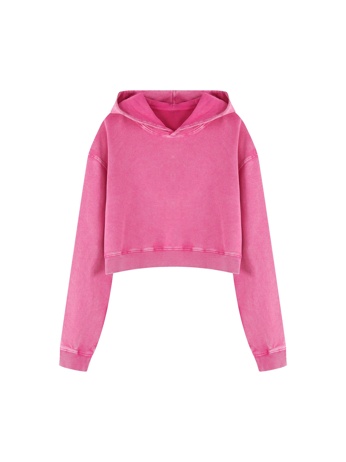 Women’s Mineral Washed Crop Hoodie