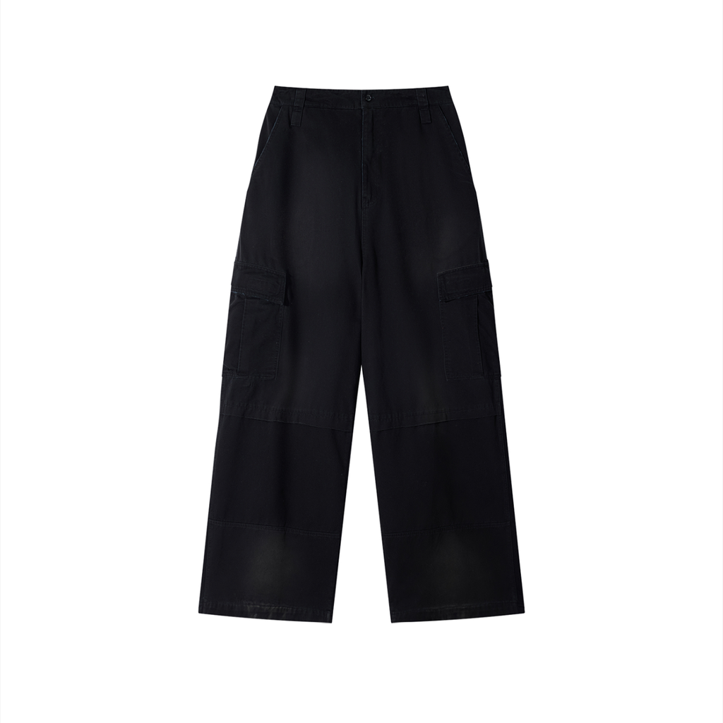 Unisex Sun Fade Washed Fleece Cargo Pants