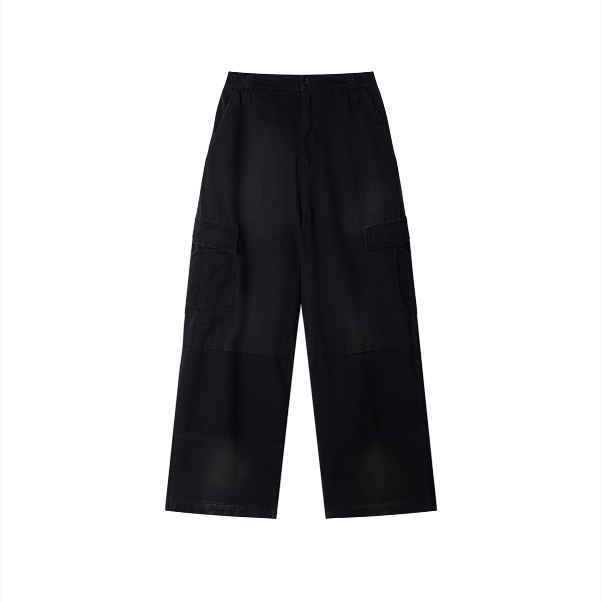 Unisex Sun Fade Washed Fleece Cargo Pants