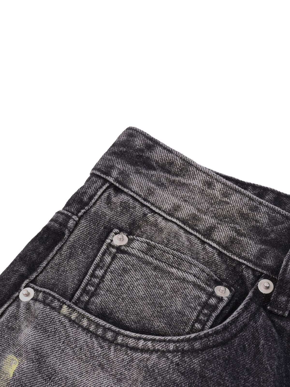 Men’s Vintage Wash Wide-Leg Denim Shorts