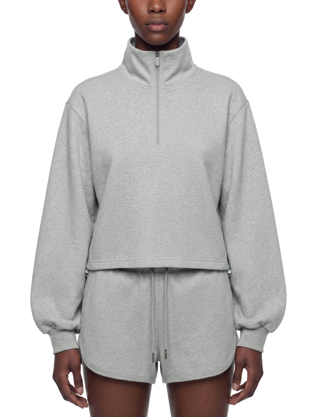 Women’s Mock-Neck Quarter-Zip Sweatshirt