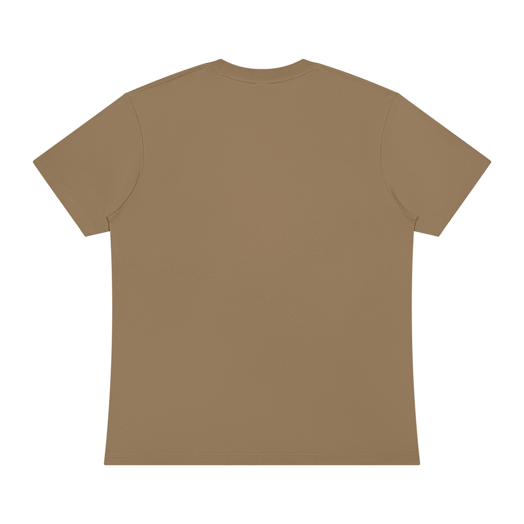 Off Script Sorona Crewneck T-Shirt - Khaki back view