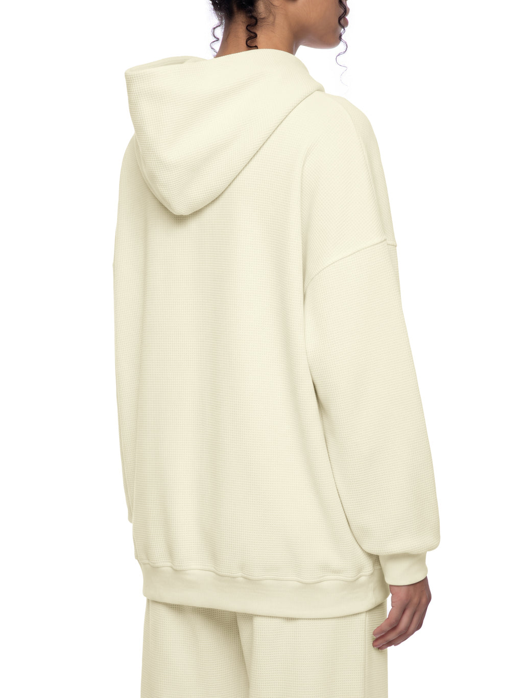 Unisex Waffle Oversized Hoodie