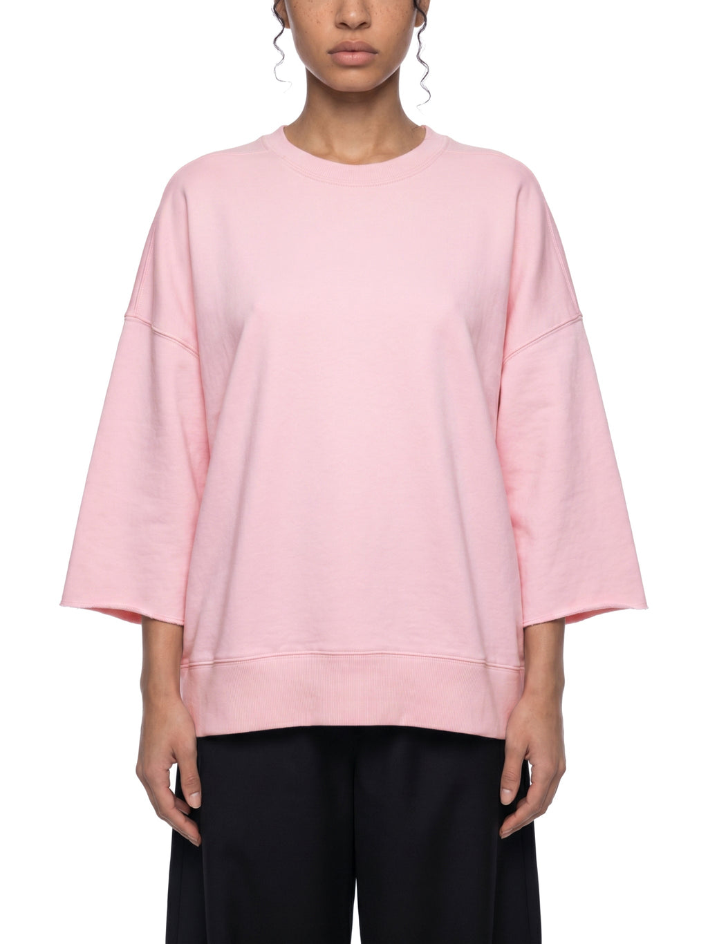 Unisex Mineral Wash Boxy Raw Edge T-Shirt