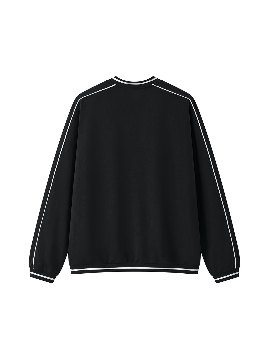 Unisex Color Block V-Neck Sweatshirt