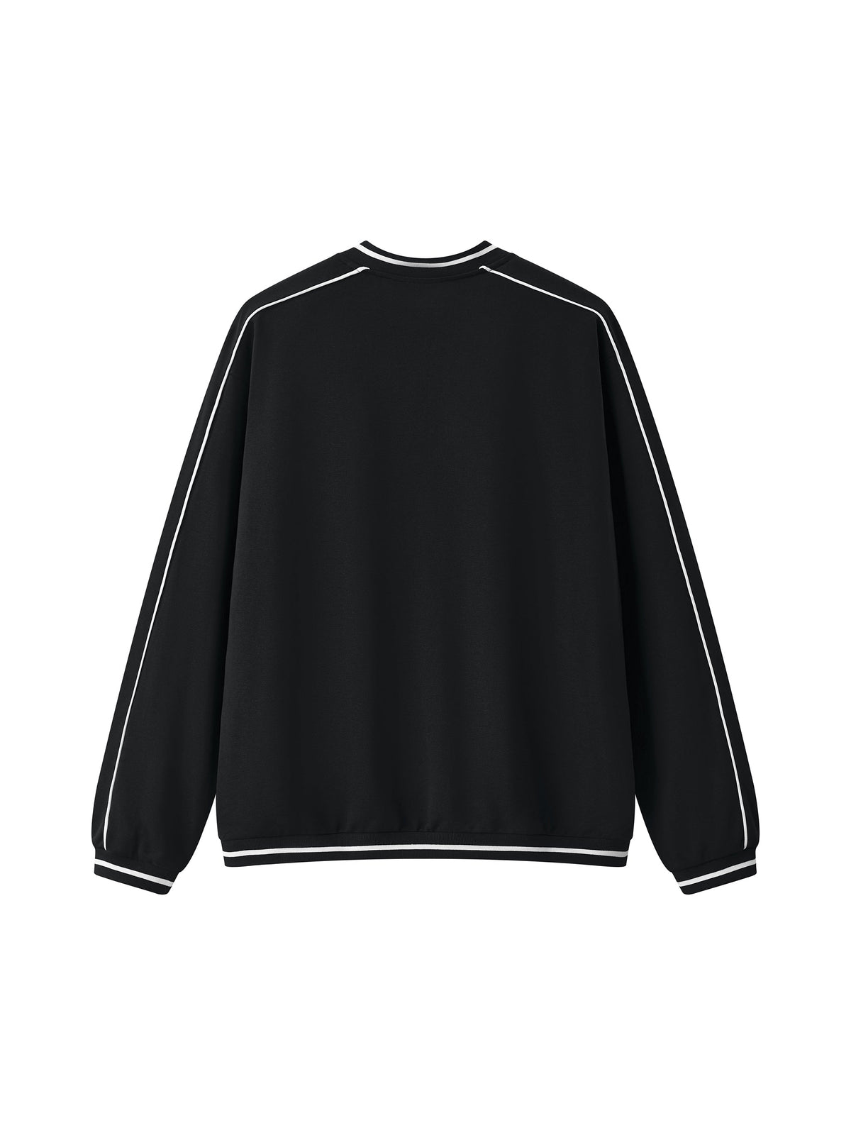 Unisex Color Block V-Neck Sweatshirt