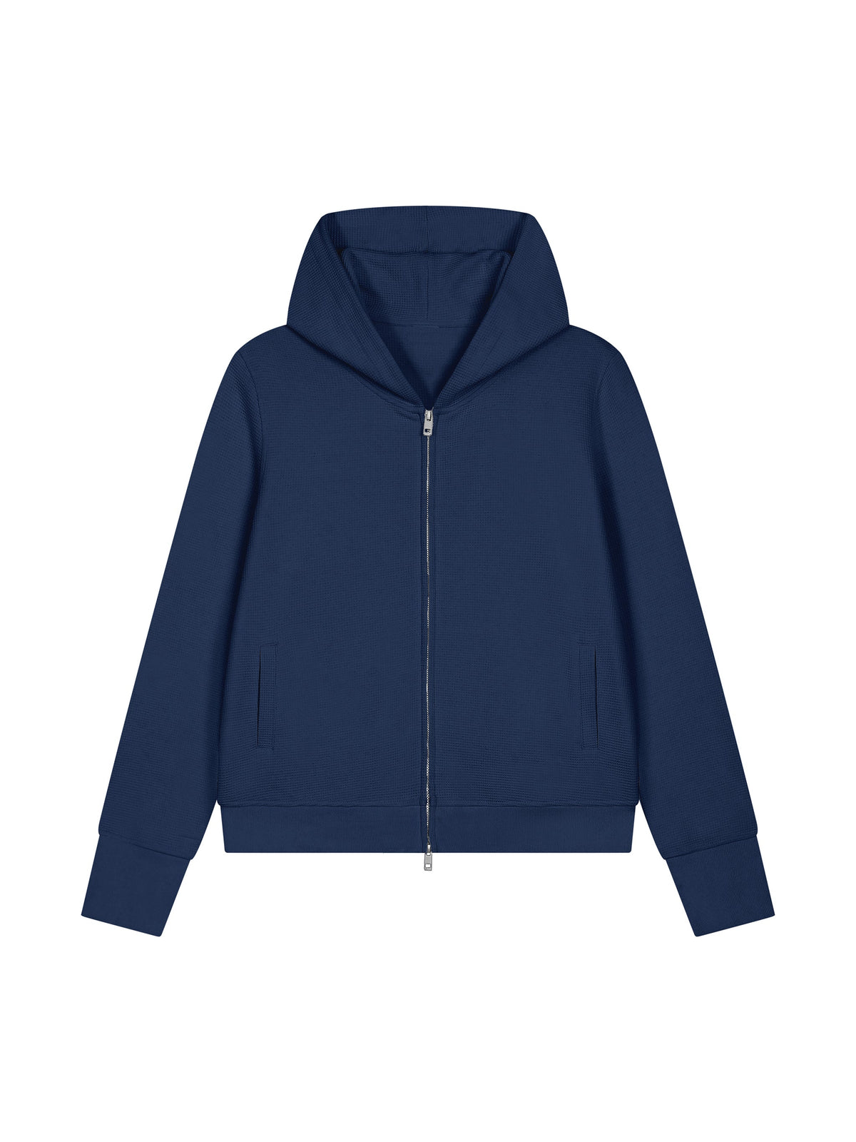 Women's Waffle Full Zip Hoodie