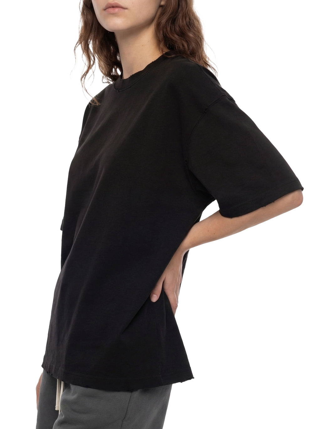 Unisex Sun Fade Distressed Boxy T-Shirt