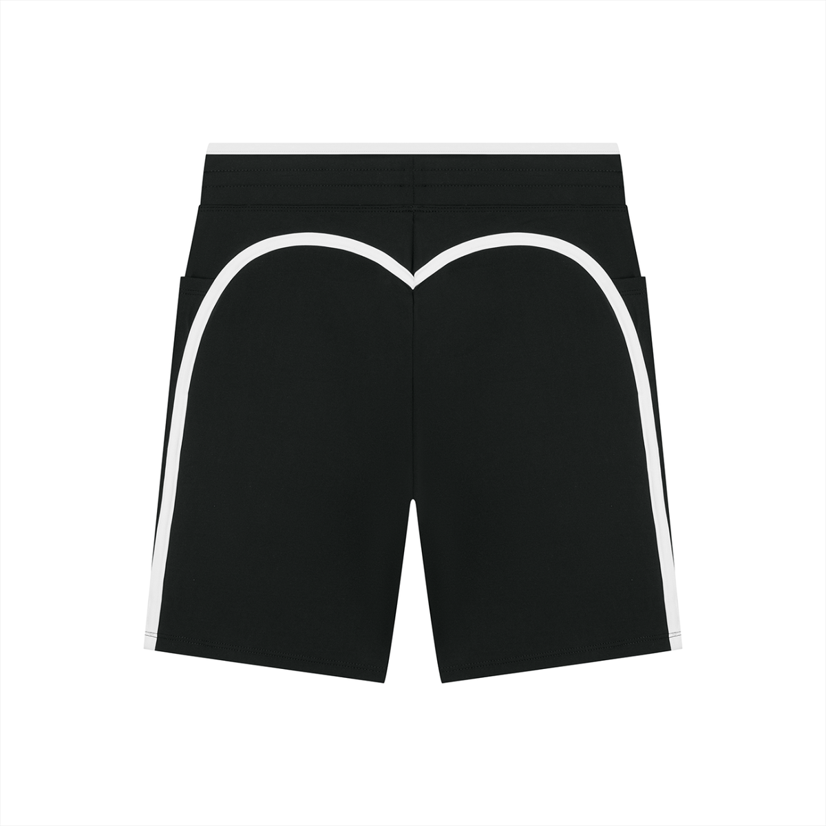 Women's High Rise Color Block Yoga Shorts