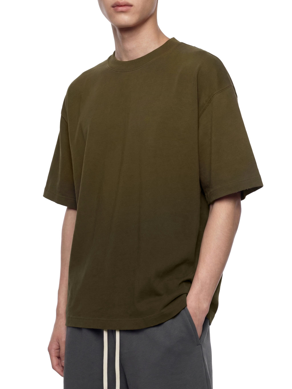 Unisex Sun Fade Distressed Boxy T-Shirt