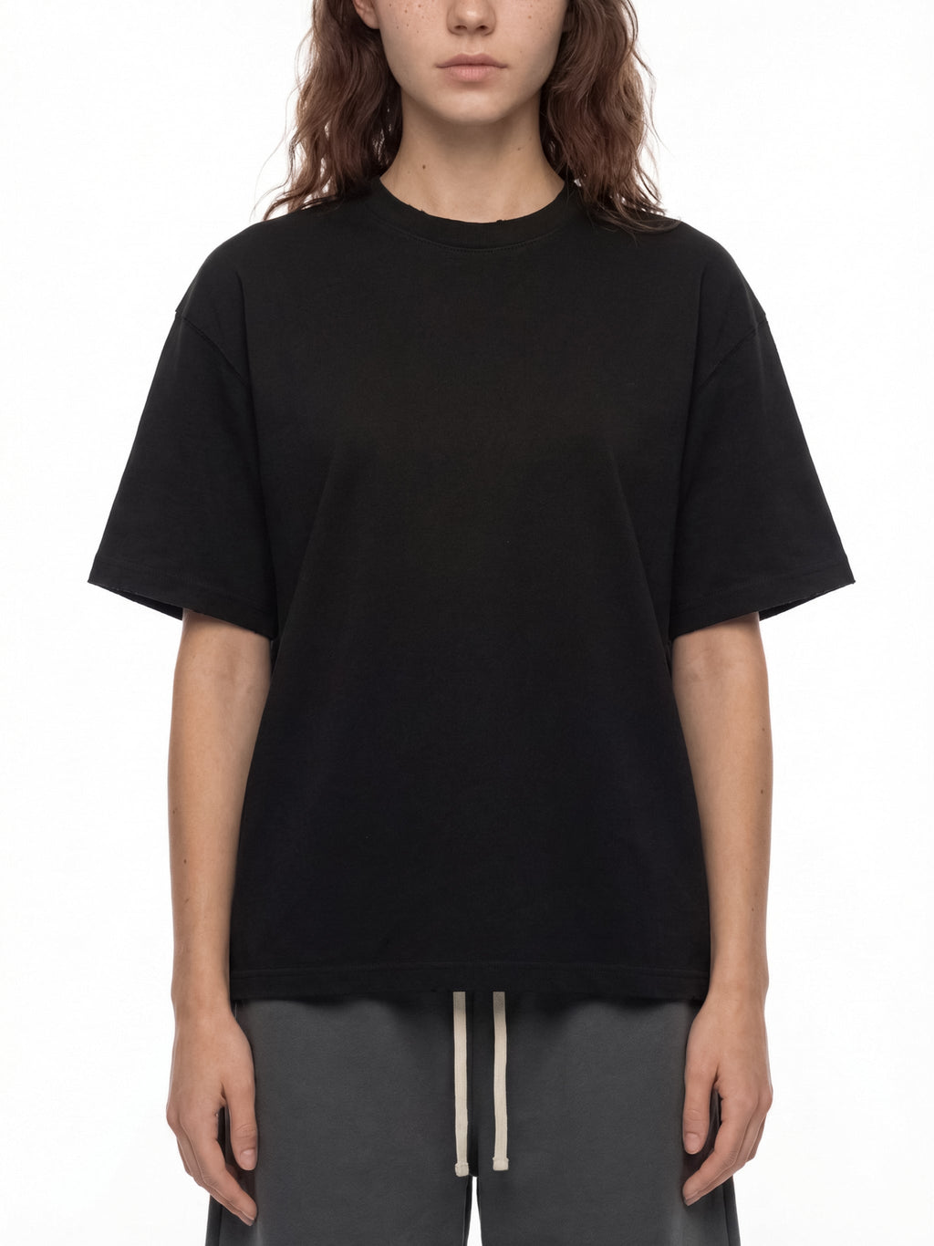 Unisex Sun Fade Distressed Boxy T-Shirt