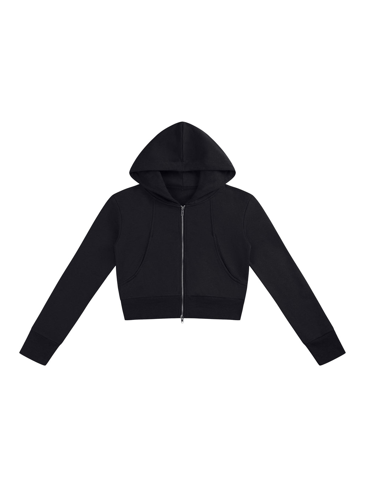 Women’s Slim Crop Full Zip Hoodie