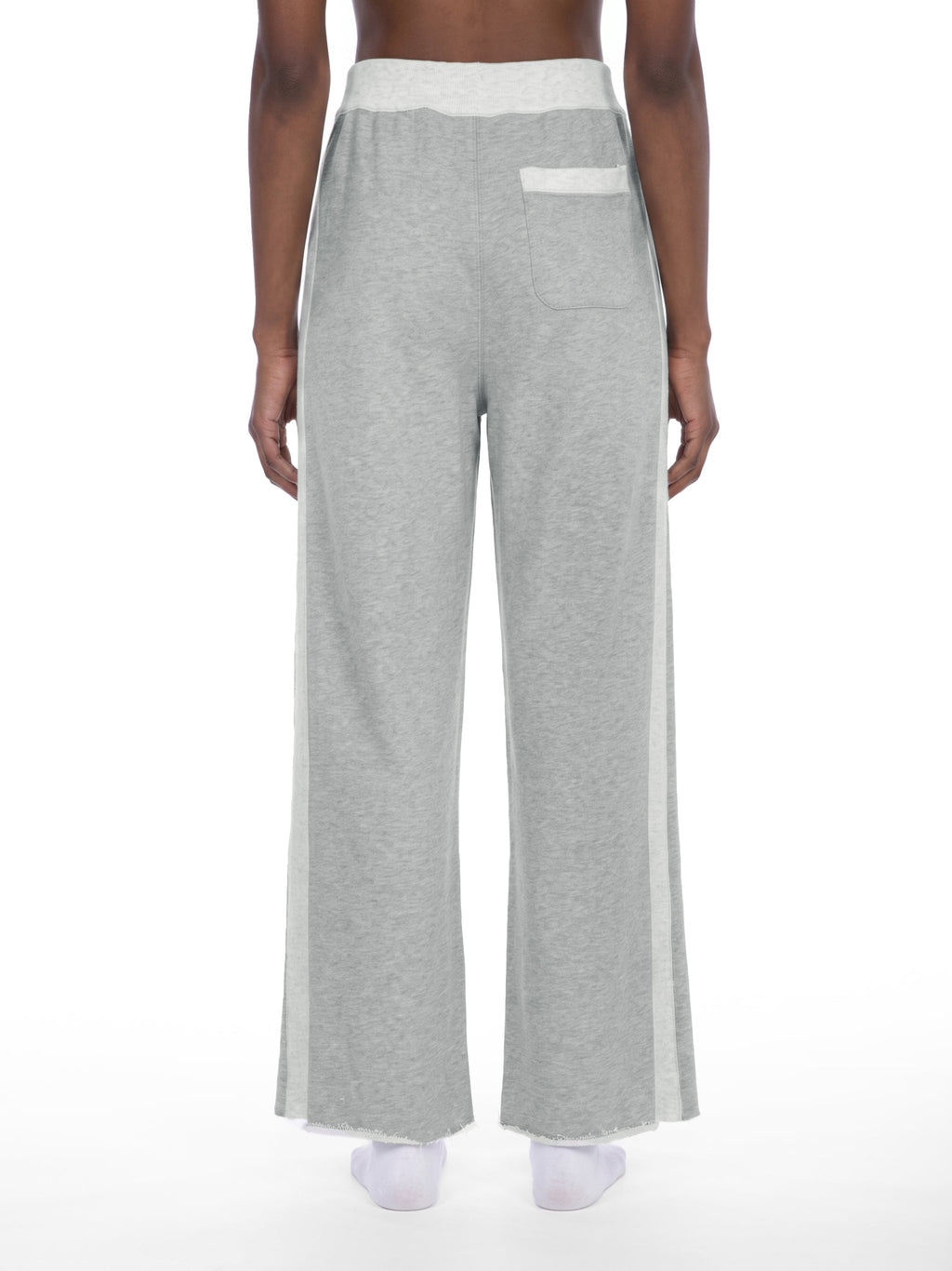Women's Color Block Raw Hem Sweatpants