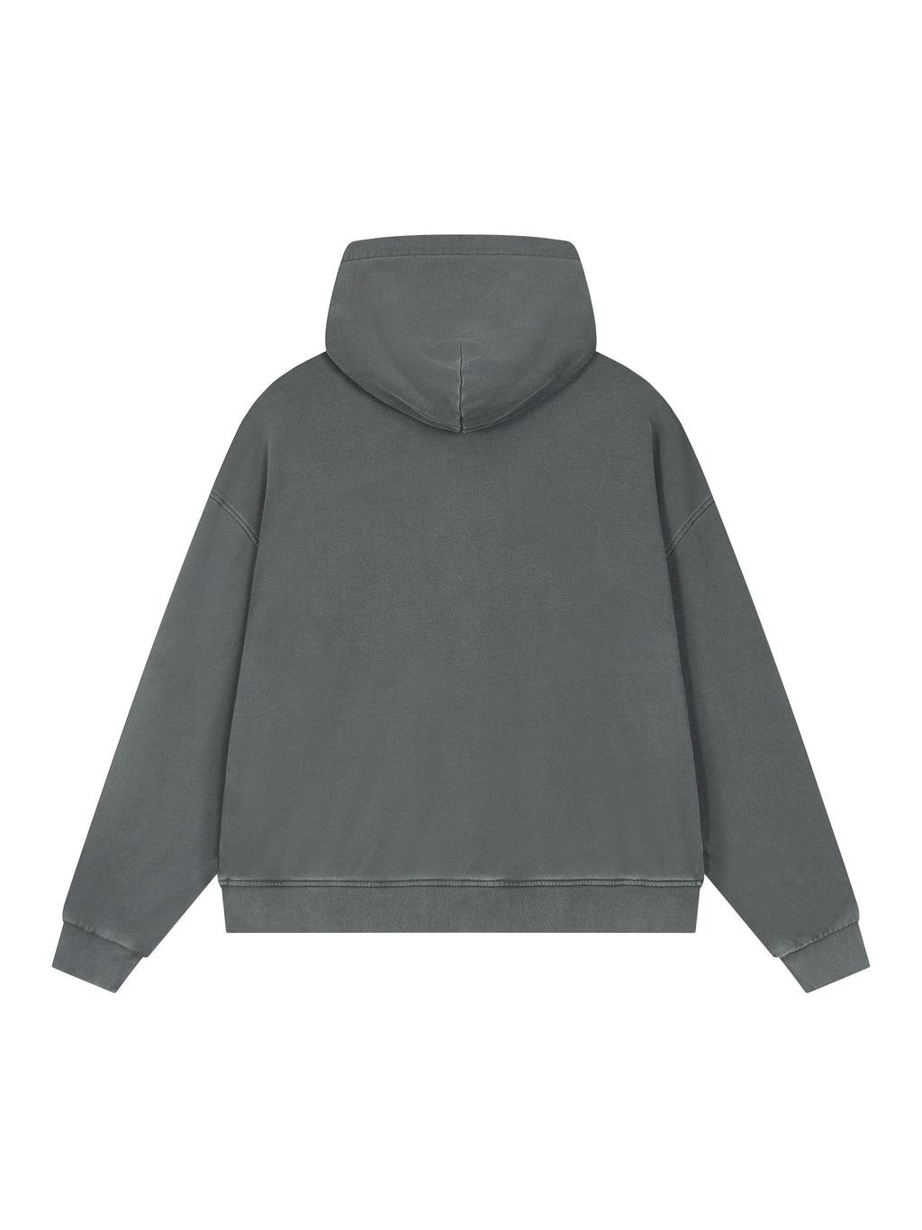 Unisex Vintage Wash Full Zip Boxy Hoodie