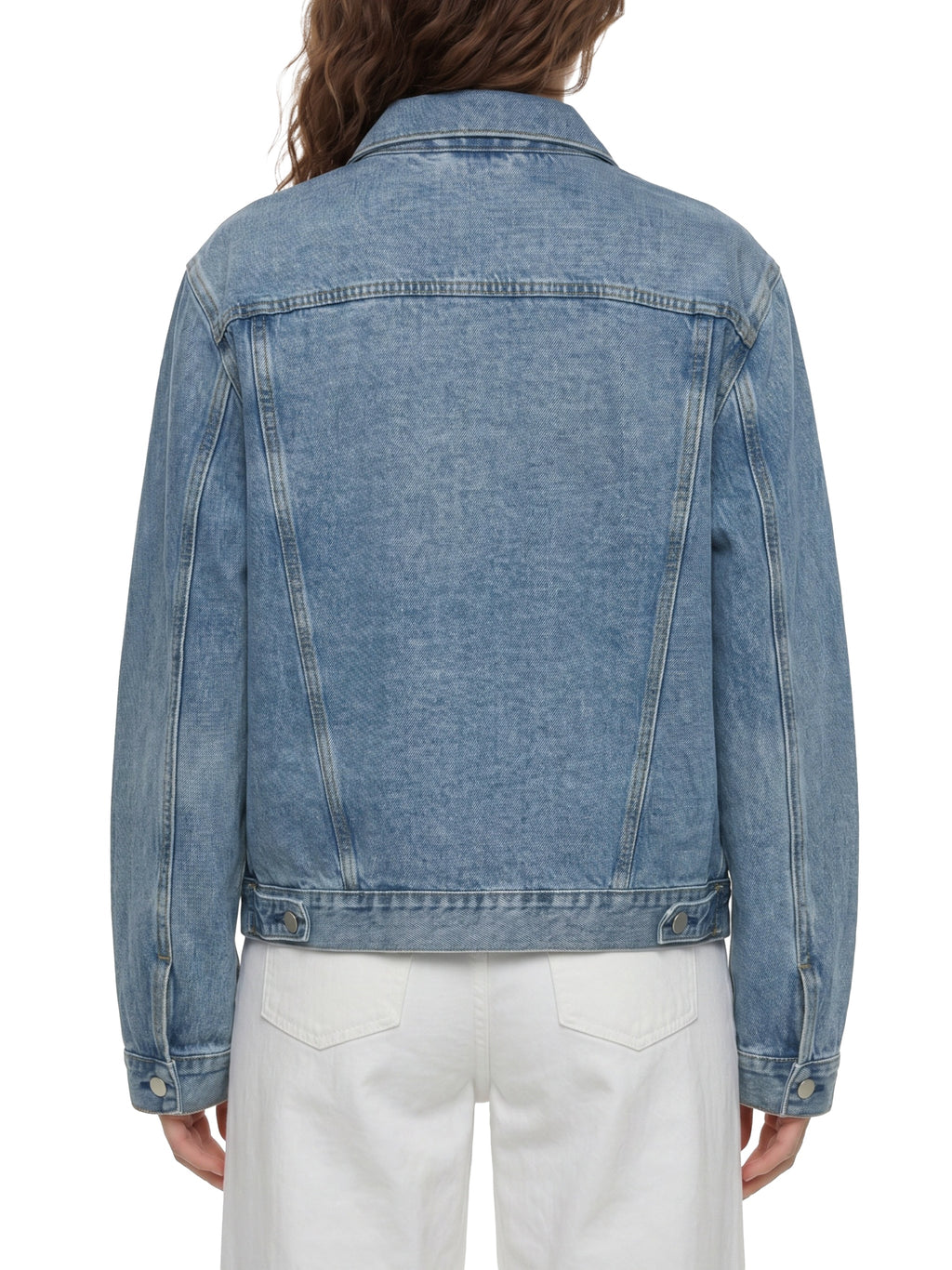 Unisex Vintage Wash Denim Jacket