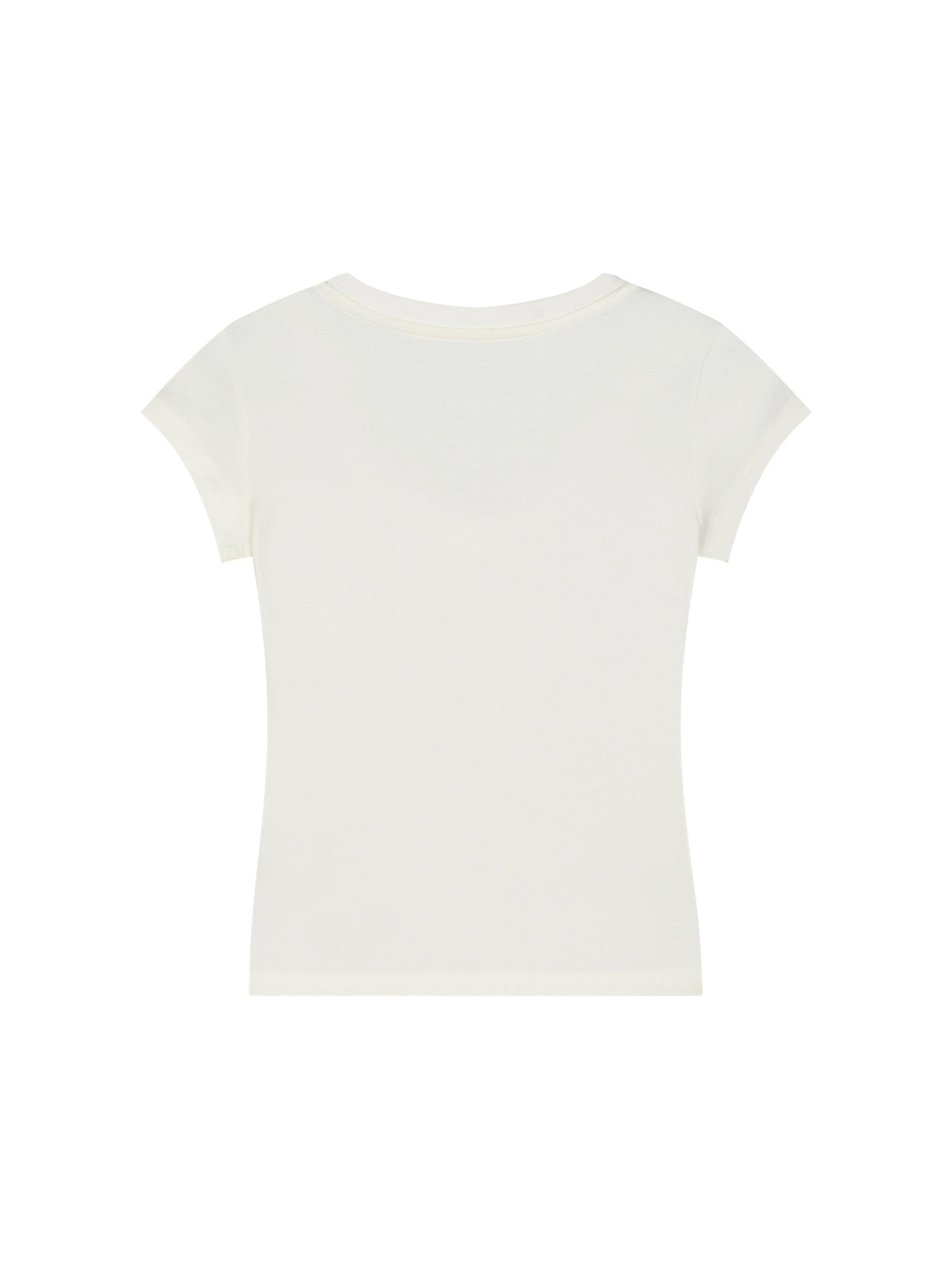 Essential V-Neck Bodycon T-Shirt