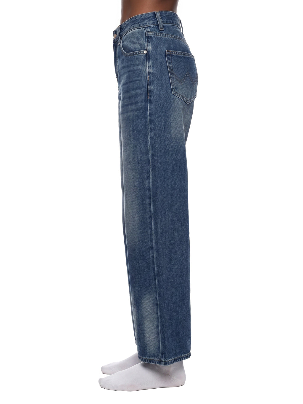 Women’s Vintage Wash Wide Leg Jeans