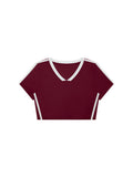 Women’s Slim Fit Color Block T-Shirt